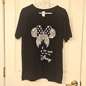 Disney Graphic Tee, Black Women's Lg. GUC.